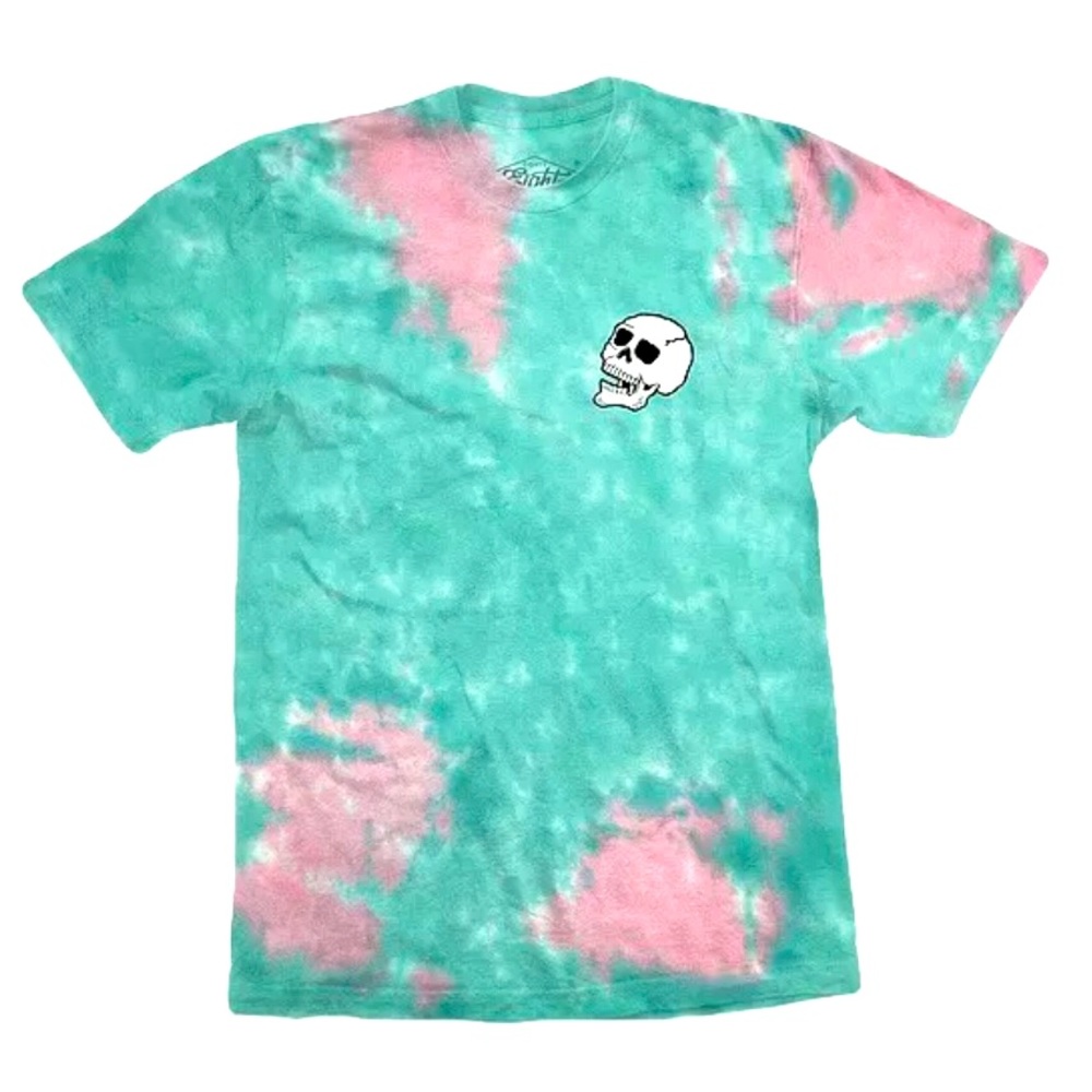 Mint Tiedye "Skull" T-Shirt (M)